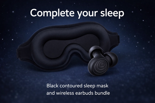 Weighted Sleep Mask + Earplugs