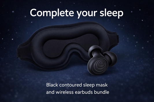 Weighted Sleep Mask + Earplugs